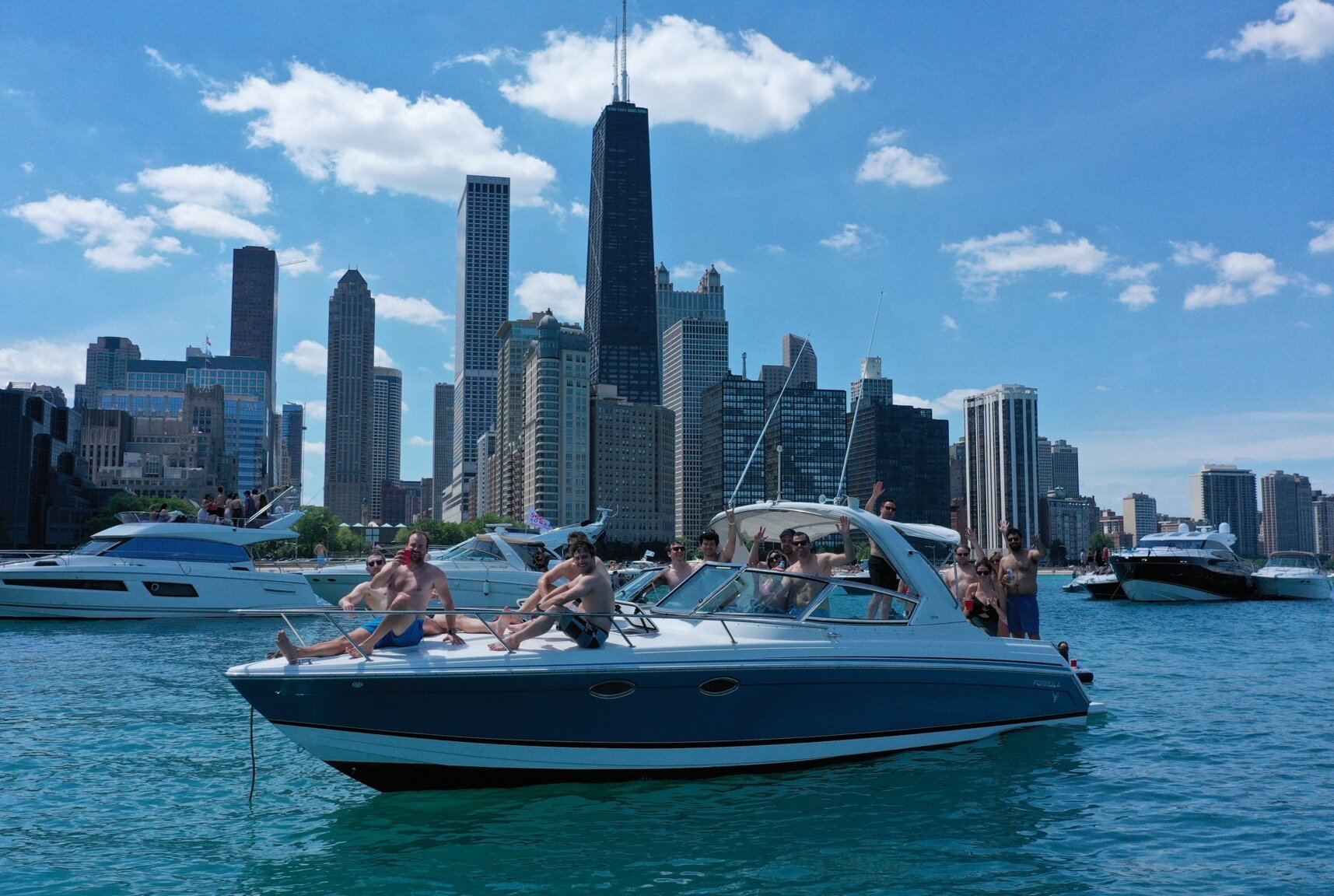 rent a boat with captain chicago